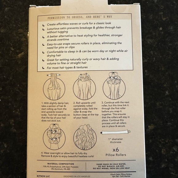 Kitsch Satin Rollers/Heatlesss Curl Set - Picture 2 of 2